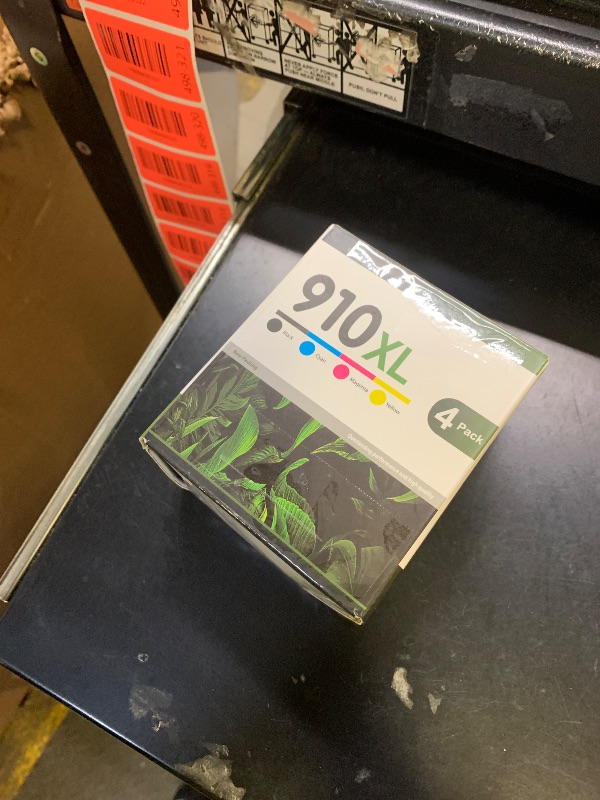 Photo 1 of 910XL Ink Cartridges Combo Pack (4-Pack, Black/Cyan/Magenta/Yellow) Replacement for HP 910XL 910 Ink Cartridges with OfficeJet 8010 8015 8018 Pro 8020 8025 8028 8030 8035 8025e 8028e Printer