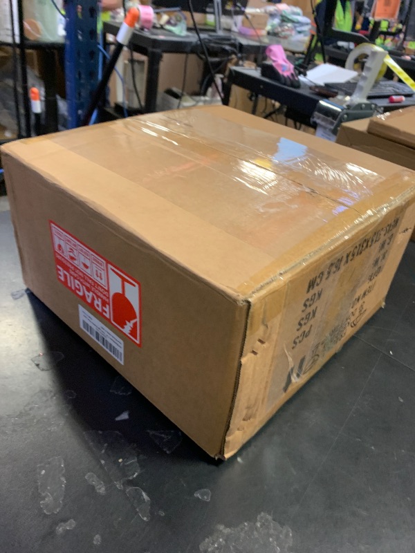 Photo 1 of PAKEDANDUN Outdoor Post Light, 11.81" Square Pillar Post Lights Wired Modern Fence Deck Posts Lamp Waterproof Outside 3000K Warm LED Lantern for Flat Surface Patio Garden Decoration