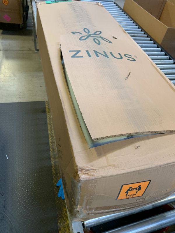 Photo 1 of Zinus 12 Inch King Green Tea Memory Foam Mattress [New Version], Fiberglass Free, Medium Firm Feel, Zoned Pressure Relief, Certified Safe Foams & Fabric, Mattress in A Box