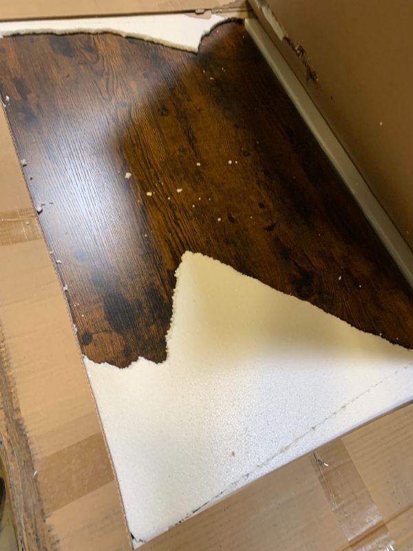 Photo 1 of Recaceik 5 PCS Dining Table Set, Modern Kitchen Table and Chairs for 4, Wood Pub Bar Table Set Perfect for Breakfast Nook, Small Space Living Room(Rustic Brown)