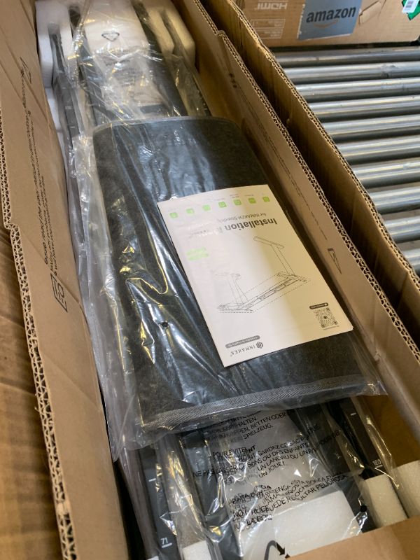 Photo 1 of INMAKER Standing Desk Frame, Adjustable Desk Legs Height of 27.4" to 46.7", Dual Motors Sit Stand Desk Frame, Electric Deskbase for Desktop 43.3" to 70.8", Classic White (Frame only)