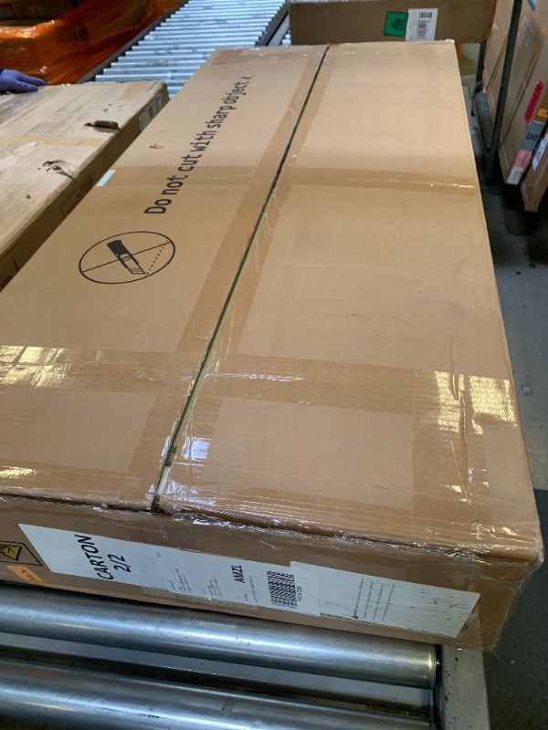 Photo 1 of WHITE L SHAPED DESK 