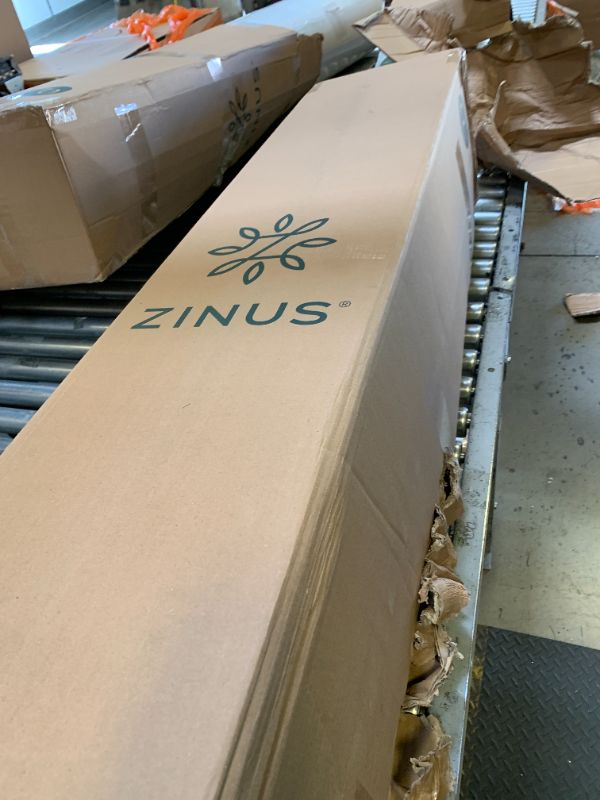 Photo 1 of Zinus 14 Inch Queen Green Tea Memory Foam Mattress, Fiberglass Free, Medium Firm Feel, Zoned Pressure Relief, Certified Safe Foams & Fabric, Mattress in A Box