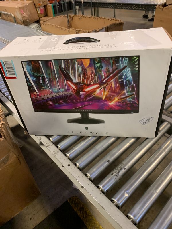 Photo 1 of Alienware AW2524HF Gaming Monitor - 24.5-inch (1920x1080) 500Hz (Overclock) 0.5ms Display, Height/Tilt/Swivel/Pivot Adjustability, 3yr Advanced Exchange-Black