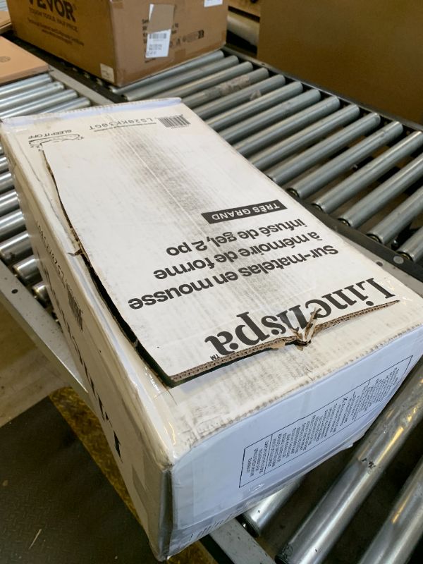 Photo 1 of Linenspa Memory Foam Mattress Topper, King Size - 2 Inch Gel Infused Memory Foam - Plush Feel - Cooling and Pressure Relieving - CertiPUR Certified