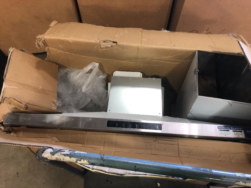 Photo 1 of VIKIO Home Convertible Vent Wall Mount Range Hood in Stainless Steel