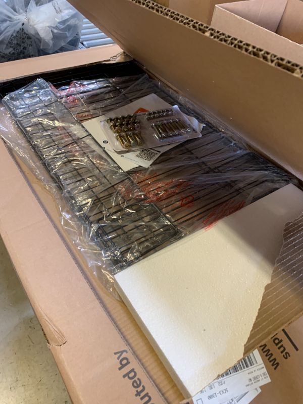 Photo 1 of Garvee Twin Bed Frame with Storage Headboard, 2 Drawers, Boucle Upholstered Platform Bed, Ivory White, Kids Bedroom, No Box Spring Needed
