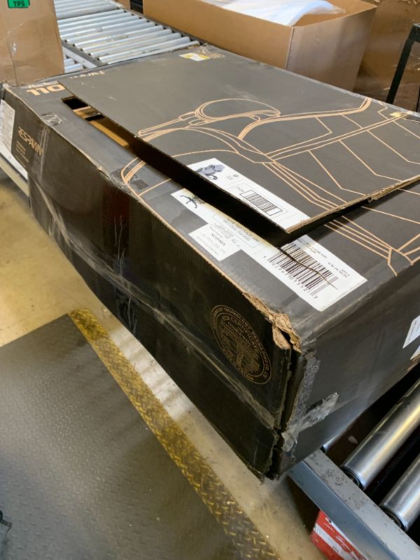 Photo 1 of Respawn 110 Pro Ergonomic Gaming Chair with Footrest for Adults - Comfortable Office Gaming Recliner with Lumbar Support and Headrest, Racing Style Video Game Chairs for Computer Gamer - Gray Fabric