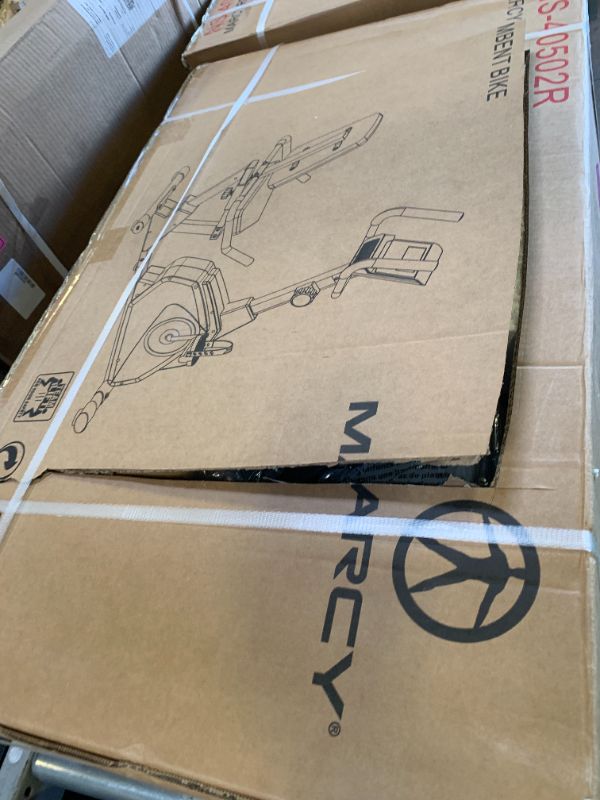 Photo 1 of Marcy Magnetic Recumbent Exercise Bike with 8 Resistance Levels NS-40502R,Grey