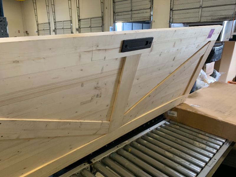 Photo 1 of solid wood door with handle