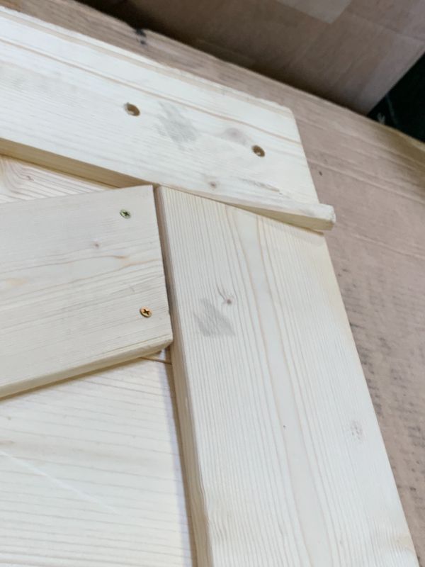 Photo 1 of solid wood door with handle