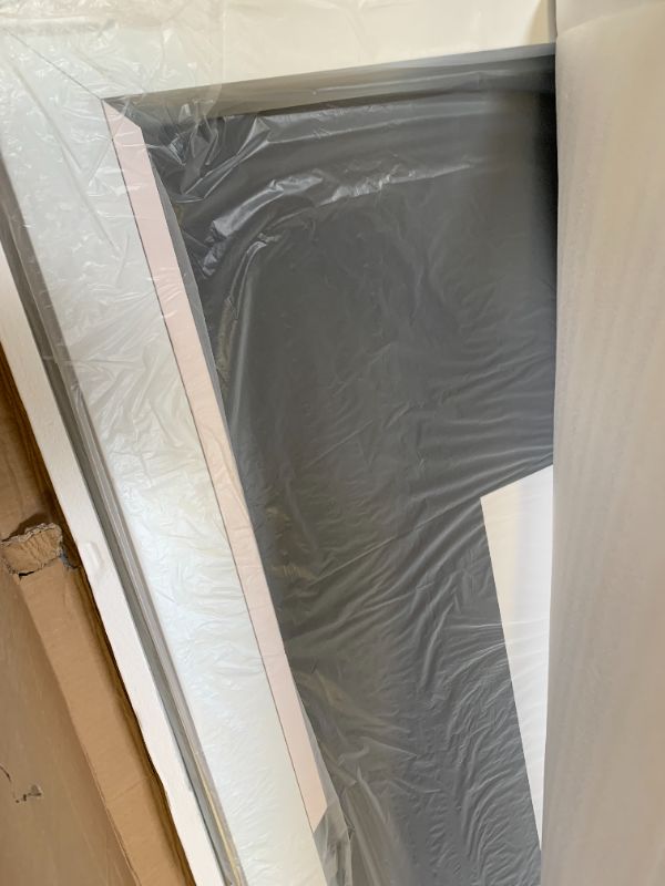 Photo 1 of AWANDEE 72x40 silver Beveled Framed LED Bathroom Mirror with Lights, Backlit & Front Lit, Anti-Fog Metal Frame Lighted Vanity Mirror for Bathroom Wall, 3 Colors, Dimmable, Memory, HD Tempered Glass