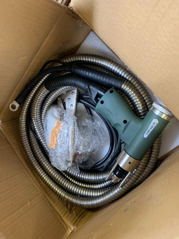 Photo 1 of Huanyu Capacitor Discharge Stud Welder M3-M10 Stud Bolt Plate Welder Welding Machine Welding Bolt Plate Insulation Nail Screw Low Carbon Steel Aluminum Brass RSR-2500 (110V)