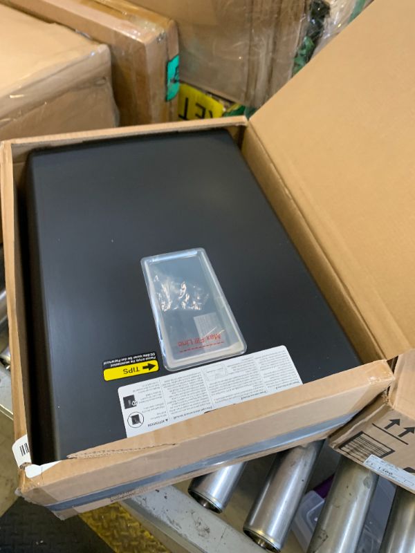 Photo 1 of **DAMAGED** Bonsaii 12-Sheet Cross Cut Paper Shredder, 5.5 Gal Home Office Heavy Duty Shredder for Paper, Credit Card, Mail, Staples, with Transparent Window, High Security Level P-4 (C275-A)