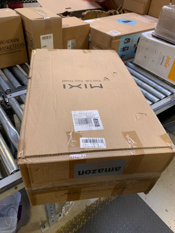 Photo 1 of mixi Luggage Suitcase with Spinner Wheels, Hardside Rolling Suitcase PC with Cover & TSA Lock Lightweight Travel Case 26in Checked in, Lark Yellow