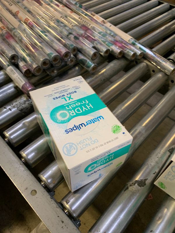 Photo 1 of WaterWipes HydroFresh Refresh Wipes, Stay Clean & Refreshed, XL Body Cleaning Wipe, Instant Cleanliness, Odor & Sweat Removal, Ideal for Gym, Travel & Outdoor Use, 108 Count (6 Pack)