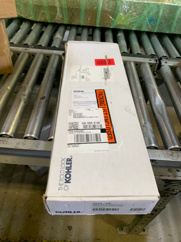 Photo 1 of KOHLER 7213-CP Clearflo Cable Bath Drain with PVC Tubing, Metal Control Hande, Cable-Activated Bath Drain, Polished Chrome