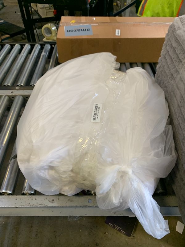 Photo 1 of Cosybay Queen Size Feather Down Fiber Comforter - Ultra Fluffy 100% Cotton Duvet Insert, All Season Hotel Luxury Bedding with Corner Tabs, 90"x90" White