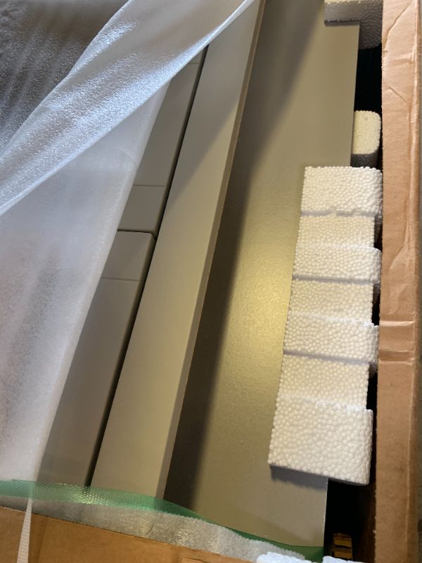 Photo 1 of Spring Mill Cabinets Emlyn 60 Inch Double-Sink Bathroom Vanity with White Top, 2 Cabinets, 2 Drawers, 60.5" W x 18.75" D x 32.89", Sandy Oak