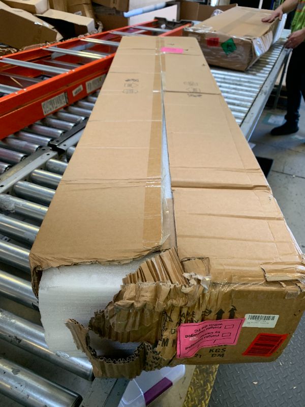 Photo 1 of 63in Linear Chandelier with Remote,Modern Resin Ceiling Pendant Lights for Dining Room Adjustable Color Temperature,Island Lighting Hanging Light for Kitchen,Living Room