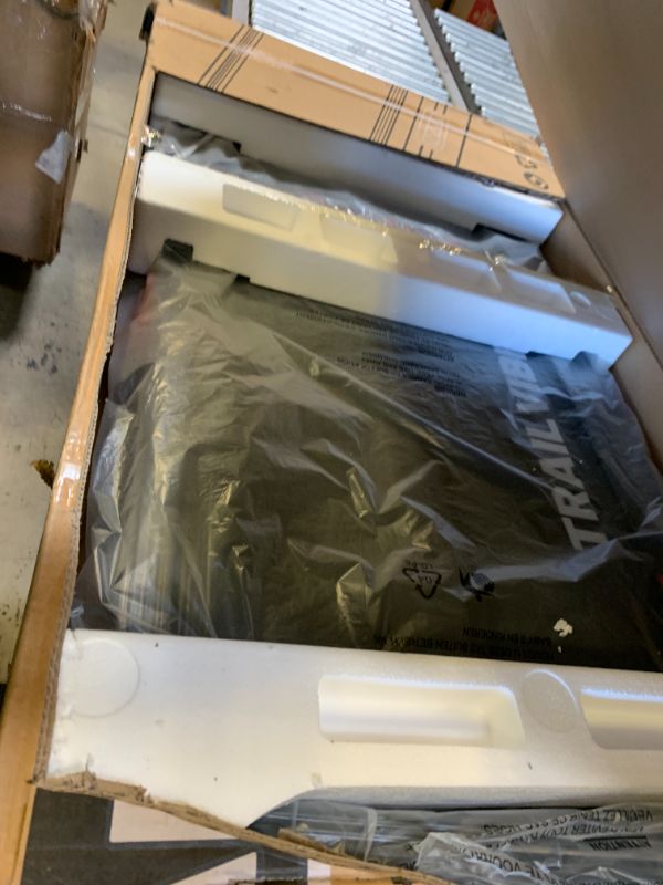 Photo 1 of TRAILVIBER Walking Pad Treadmill with 12% 9-Level Auto Incline, 450 lbs Capacity RGB LED Screen, Bluetooth Speaker Under Desk Treadmill, Compact Treadmills for Home Hiking, Black