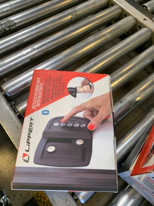 Photo 1 of Lippert Keyless RV Door Lock with Bluetooth - right, Green,Red