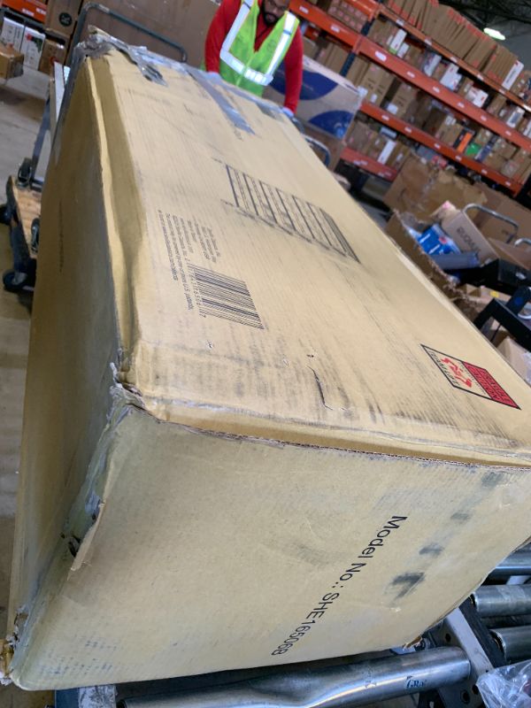 Photo 1 of Seville Classics Heavy Duty NSF Bin Rack Solid Steel Wire Shelving Storage Unit, Patented Organizer for Garage, Warehouse, Office, Restaurant, Classroom, Kitchen, Translucent, Includes 21 Bins