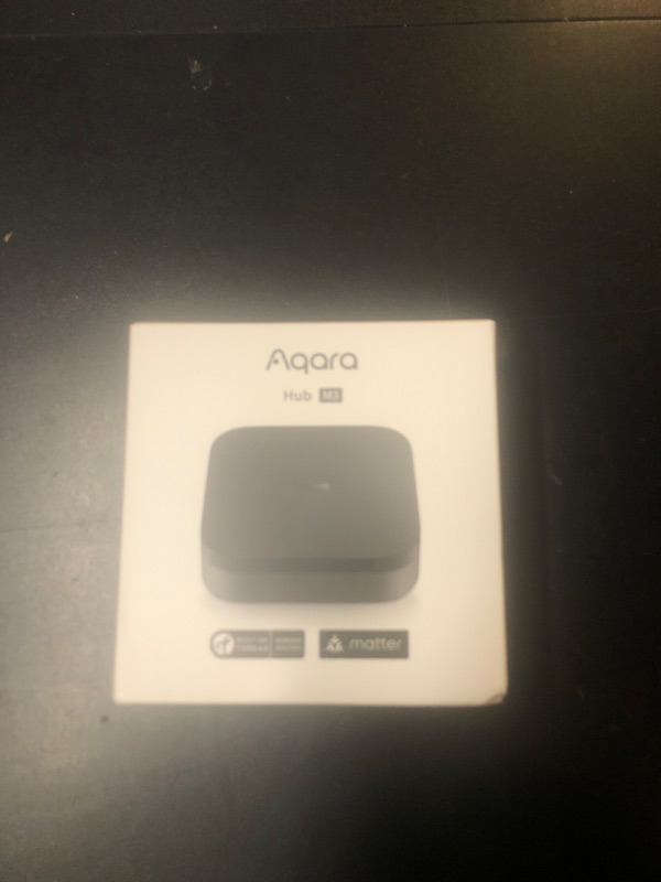 Photo 1 of Aqara Smart Home Hub M3 for Advanced Automation, Matter Controller, Thread Border Router, Features Zigbee, Bluetooth, Wi-Fi, PoE, IR, Supports Alexa, Apple HomeKit, SmartThings, Home Assistant, IFTTT