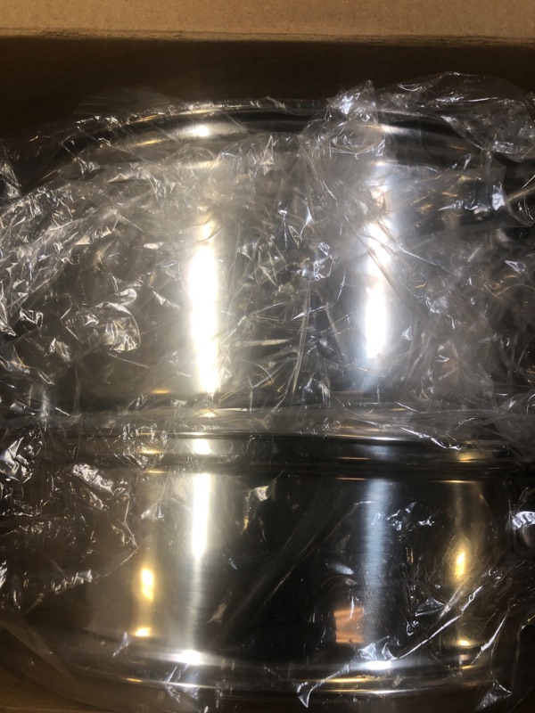 Photo 1 of  Steam Pots with 2pcs Steamer Liners and Kitchen gripper 3-tier Stainless Steel Steamer Pot with Lid for Cooking Multipurpose Vegetable, Dumpling, Stock, Sauce