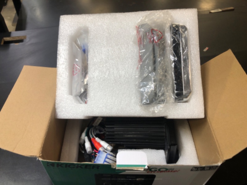 Photo 1 of Kicker 46KMC4 Weather-Resistant Gauge-Style Media Center with Bluetooth