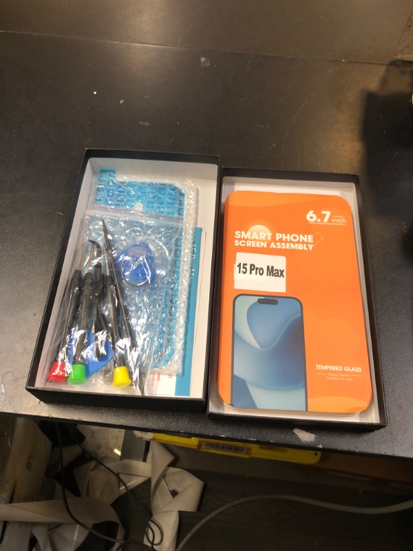 Photo 1 of Fixerman for iPhone 15 Pro Max Screen Replacement 6.7 inch, Full HD 3D Touch LCD Display Digitizer Assembly with Repair Tools - Model A2849, A3105, A3106, A3108