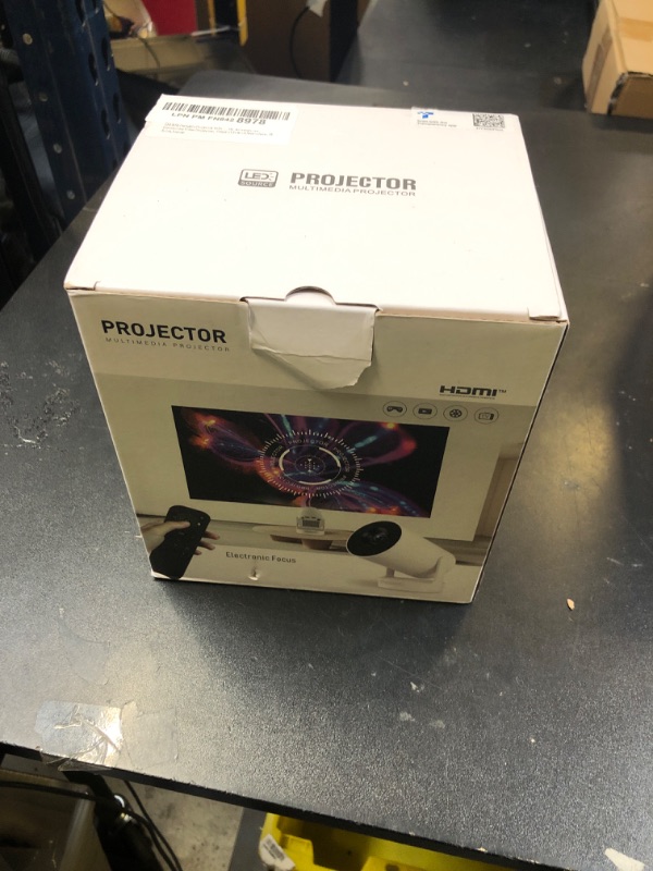 Photo 1 of ?Electric Focus?Mini Projector, Support 4K 1080P, 210 ANSI Portable Projector with WiFi and Bluetooth, Auto Keystone Correction Video Projector, Compatible with Smartphone,TV Stick,Laptop