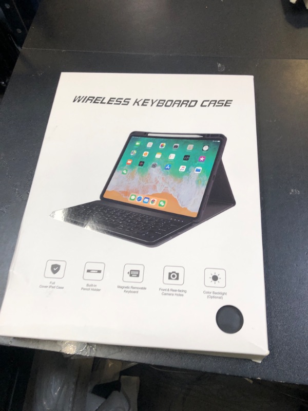 Photo 1 of OPAKIT Magnetic Keyboard Case for iPad Pro 12.9-inch (6th, 5th, 4th, 3rd Generation) - 360 Rotatable Detachable - Backlit Wireless Keyboard Case for iPad 2018, 2020, 2021, 2022 (Black)