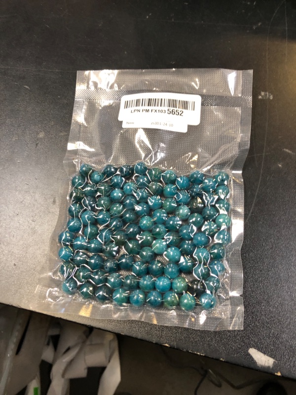 Photo 1 of 100pcs 10mm Apatite Beads Natural Gemstone Beads Round Loose Beads for Crafting and Jewelry Making