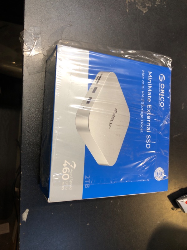 Photo 1 of ORICO MiniMate Laptop Docking Station for Mac mini M4 Built-in 2TB SSD (Non-Removable) 5Gbps, USB A*4, USB-C, SD/TF 3.0, 3.5mm Audio, Includes 2 Cables – M4SE