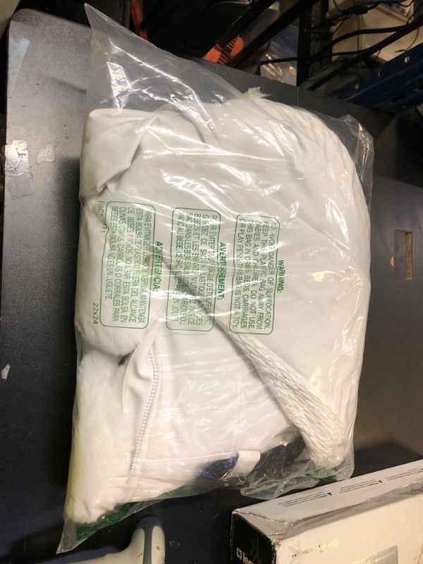 Photo 1 of GSOU SNOW Ski Suit Womens One Piece Snowsuit Snowboard Jacket Slim Snow Jumpsuit Faux Fur Ski Outfit Waterproof Windproof Insulated,White M