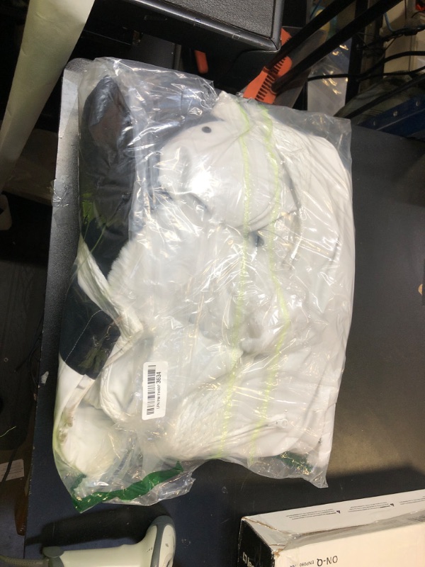 Photo 1 of GSOU SNOW Ski Suit Womens One Piece Snowsuit Snowboard Jacket Slim Snow Jumpsuit Faux Fur Ski Outfit Waterproof Windproof Insulated,White M