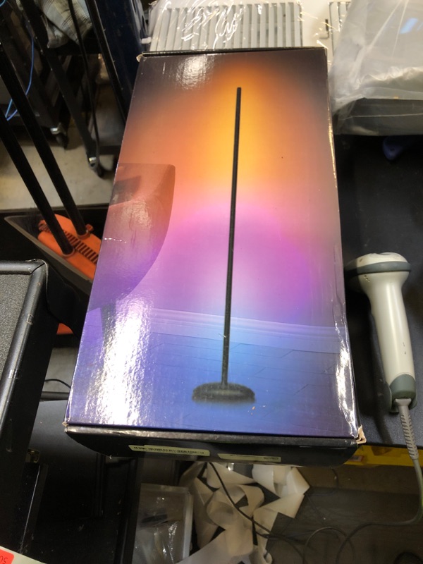 Photo 1 of **1 PACK** Vexinat Corner Floor Lamp - LED Corner Lamp with App/Remote/Button Control, Smart LED Floor Lamp with Music Sync and 16 Million Colors, Color Changing Standing Lamp for Living Room, Bedroom