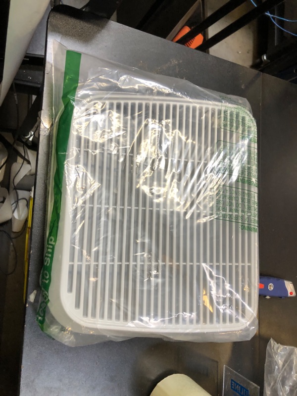 Photo 1 of SpaceTime Elevated Cat Litter Mat for Litter Box,Trapping Litter Ramp/Steps for Floor Indoor,Washable Easy Cleaning Cat Pad with Filter Function,Suitable for Kitty & Senior Cats (Light Grey)