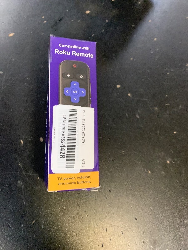 Photo 1 of (Pack of 2) Replaced Remote Control Only for Roku TV Compatible with TCL Roku/for Hisense Roku/for Insignia Roku/for Onn Roku TV/for Philips Roku Smart TVs (Not for Roku Stick and Box)