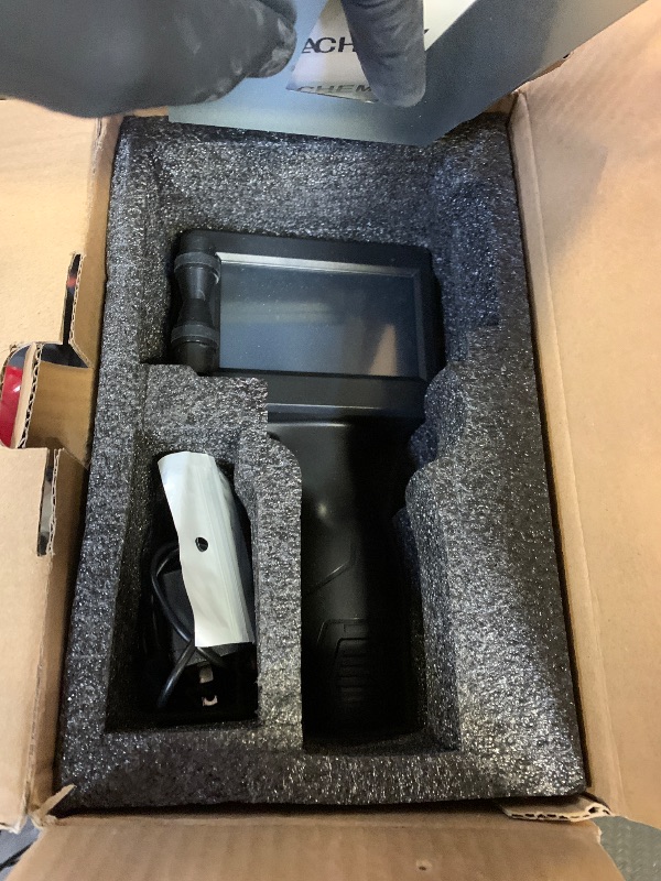 Photo 1 of H760 Handheld Inkjet Printer, Printing Height 0.08-0.5 Inch Portable Handheld Printer with 42ml Quick-Drying Ink Cartridge 4.3Inch Touch Screen for Text/QRCode/Batch Number/Image/Date/Label/Barcode