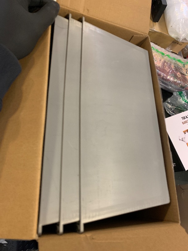 Photo 1 of CiWiVOKi 2-Step Modular Dog Ramp - Portable Non-Slip Stairs for Small Dogs with High Support, 9.5" D Lightweight Plastic Pet Steps Fits Staircase Indoor, Ideal for Elderly Injured Pets (6-Pack, Grey)