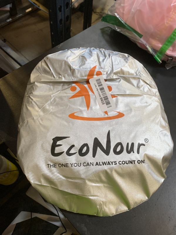 Photo 1 of EcoNour Car Windshield Sunshade | Blocks 99% Heat & Keeps Interior Cool | Universal Fits Cars, SUVs, Trucks | Automotive Sun Screen, Visor & Car Accessories for Summer | Medium (64x32 Inches)