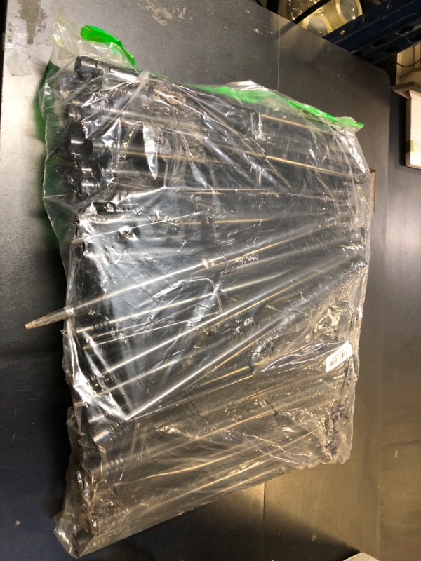 Photo 1 of 10Ft String Light Poles 4 Pack,Light Poles for Outside Lights,Outdoor with Fence Brackets Hanging Lights,Metal Stand Deck Patio Backyard