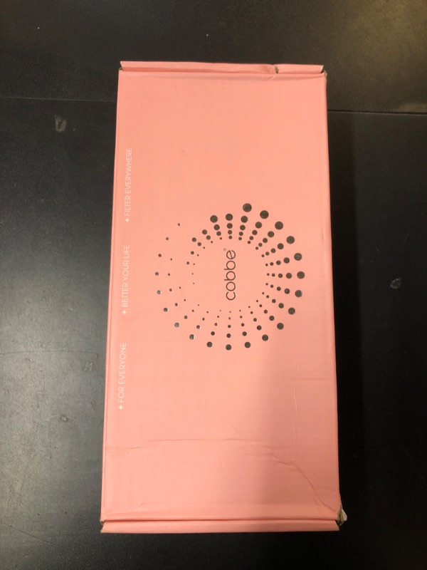 Photo 1 of **SELLING FOR PARTS**Cobbe Handheld Filtered Shower Head - Filters >99% Chlorine - Advanced 2.0 Carbon System - Water Softening Beads for Hard Water - Relieves Dry, Itchy Skin - Matte Black