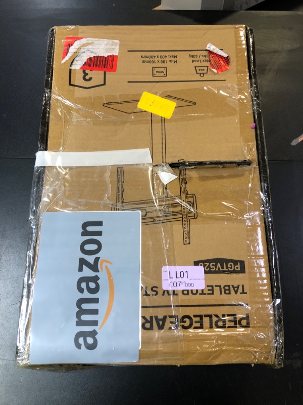 Photo 1 of Perlegear Universal Swivel TV Stand Base for 32–70 inch TVs, Height Adjustable Table Top TV Stand Mount with Tilt, Tempered Glass Base, Holds up to 88 lbs, Max VESA 400x400mm, PGTVS26