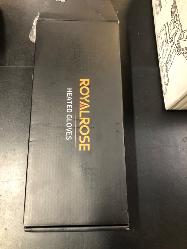 Photo 1 of Royalrose Heated Gloves Liners for Men Women, Rechargeable Waterproof Winter Thin Heated Work Gloves with Arthritis Raynaud's Relief for Ski Golf Hiking Driving (Black, XX-Large)