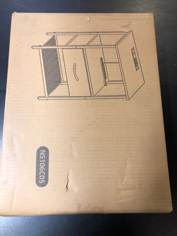 Photo 1 of **PARTIAL SET**Somdot Nightstand with Charging Station and LED Light for Bedroom, Bedside Table End Table for Dorm Guest Room Bedside Kids Laundry Closet Entryway Hallway, Black