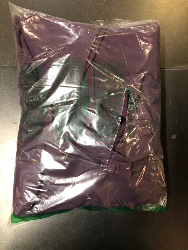 Photo 1 of Xscape Women's Long Off The Shoulder Scuba Crepe Slit Dress (Reg and Petite), Mulberry, 14