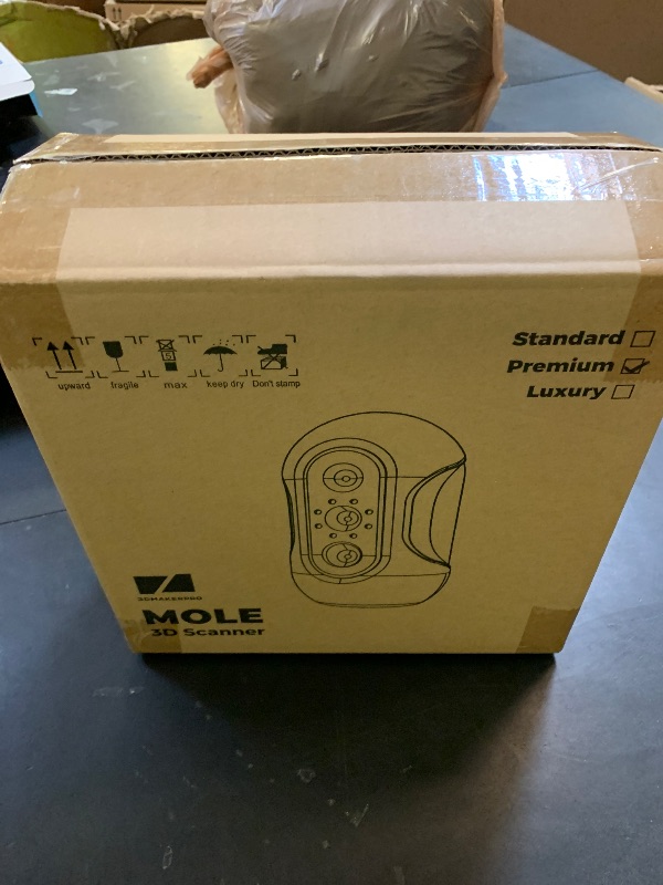 Photo 1 of 3DMakerpro 3D Scanner, Handheld 3D Model Scanners Mole for 3D Printing, 0.05mm Accuracy, 0.1mm Resolution, 10FPS Scanning Speed, Anti-Shake Lenses, Compatible with Win10/MacOS -Premium Kit